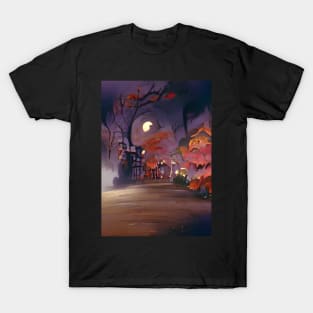 HALLOWEEN IN JAPANESE MOUNTAIN VILLAGE T-Shirt